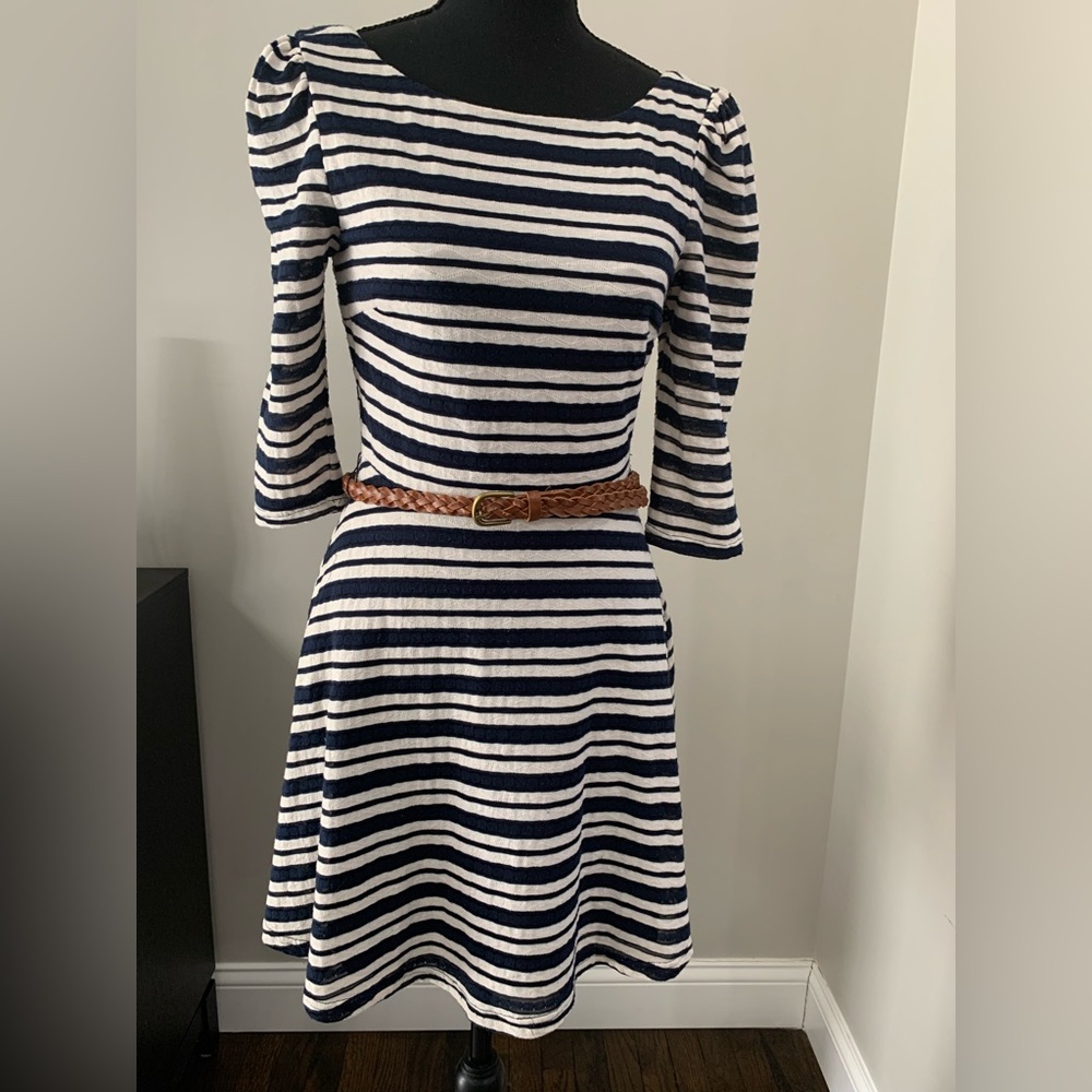 Gianni Bini Striped Skater Dress